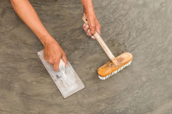 Driveway Concrete Staining in Orange