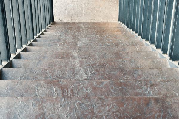 Cost of Concrete Stair Stamping in Orange