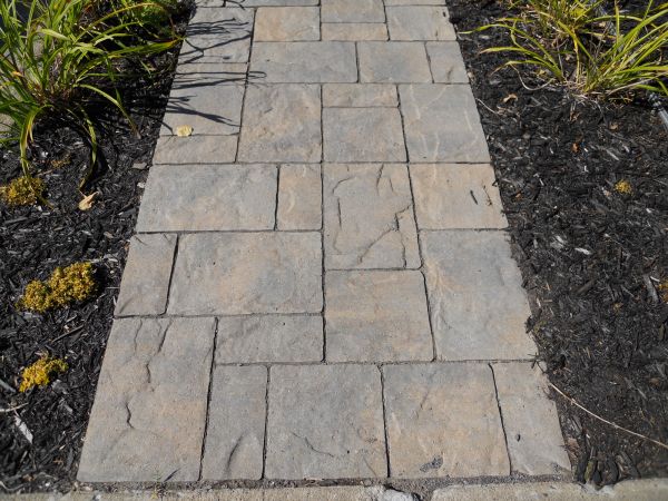 Stamped Concrete Staining in Orange