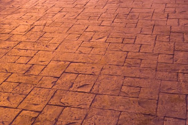 Decorative Paving in Orange
